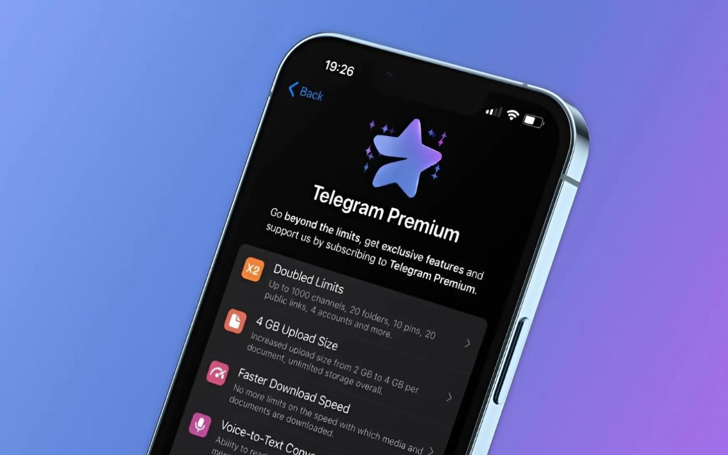 Upgrade Telegram Premium 3, 6, 12 Month